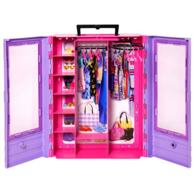 Ігровий набір Barbie Бузкова шафа для одягу (HJL65)