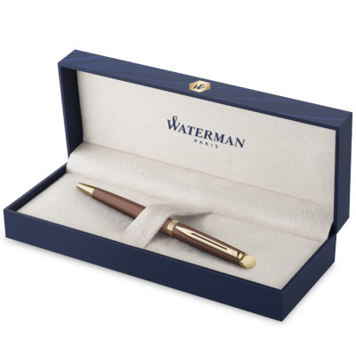 Ручка кулькова Waterman HEMISPHERE Metallic Copper Red GT BP (22 092)