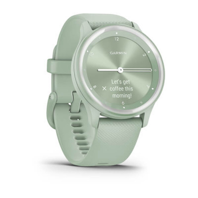 Смарт-годинник Garmin vivomove Sport, Cool mint, Silicone, (010-02566-03)