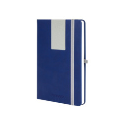 Книга записна Optima А5 COMBI-6, тверда обкладинка, гумка, лінія (O20125-06)