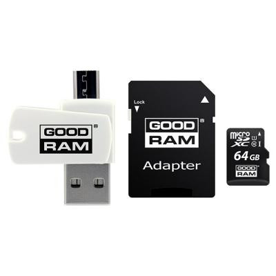 Карта пам&#039;яті Goodram 64GB microSDXC class 10 UHS-I (M1A4-0640R12)