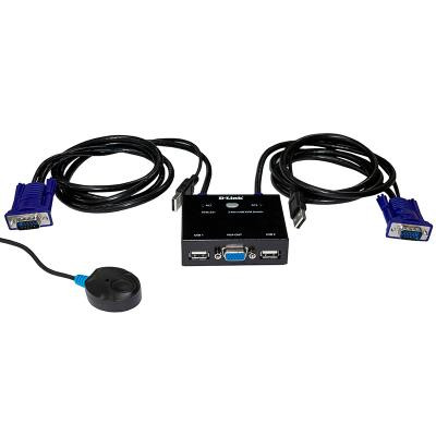 Коммутатор KVM D-Link KVM-221