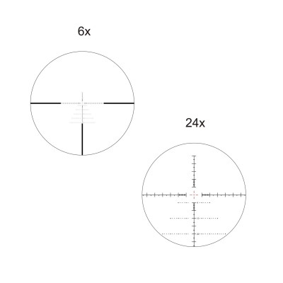 Оптичний приціл Vector Optics Sentinel 6-24x50 (30 мм) illum. FFP (SCFF-57)
