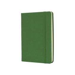 Книга записна Optima А6 MAGIC, тверда обкладинка, гумка, білий блок лінія, зелений (O20388-04)