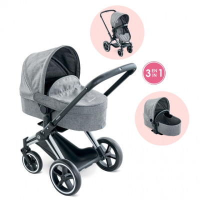 Коляска для ляльок Corolle 3 в 1 &quot;Cybex&quot; зі знімною люлькою, кошиком, серія 36-42 см (9000140770)