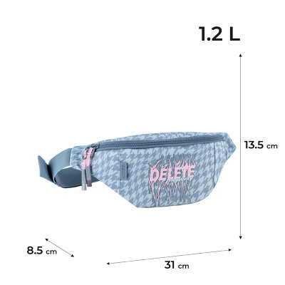 Сумка-бананка Kite Teens Сіра (K24-2770-2)