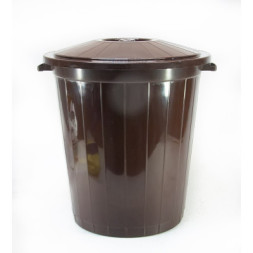 Контейнер для сміття Горизонт 54.5 x 48.5 см Коричневий 65 л (гор-02043/коричневий)