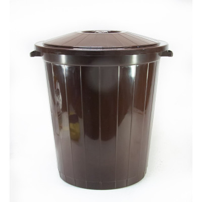 Контейнер для сміття Горизонт 54.5 x 48.5 см Коричневий 65 л (гор-02043/коричневий)