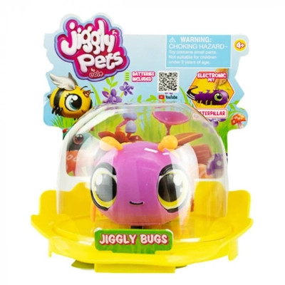 Інтерактивна іграшка Jiggly pets Фіолетова гусениця (6337836)