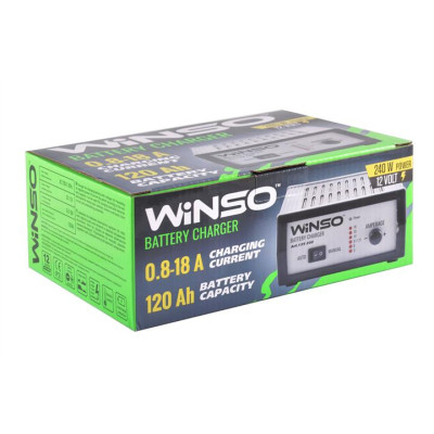 Зарядний пристрій для автомобільного акумулятора WINSO 139200