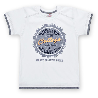 Футболка дитяча E&amp;H &quot;College&quot; (4678-134B-white)
