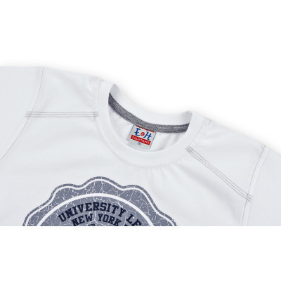 Футболка дитяча E&amp;H &quot;College&quot; (4678-134B-white)