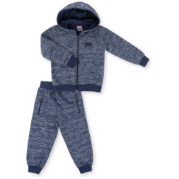 Спортивний костюм дитячий Breeze на блискавці меланжевий (9486-86B-indigo)