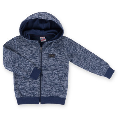 Спортивний костюм дитячий Breeze на блискавці меланжевий (9486-86B-indigo)