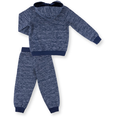 Спортивний костюм дитячий Breeze на блискавці меланжевий (9486-86B-indigo)