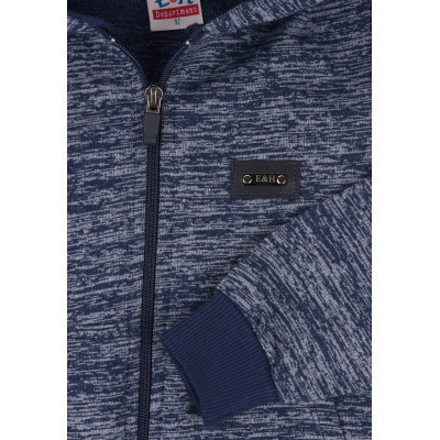 Спортивний костюм дитячий Breeze на блискавці меланжевий (9486-86B-indigo)