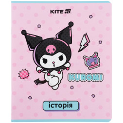 Зошит Kite предметний Kuromi 48 аркуші, клітинка, історія (HK25-240-4)