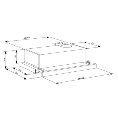 Витяжка кухонна Eleyus BREEZE 470 50 BR