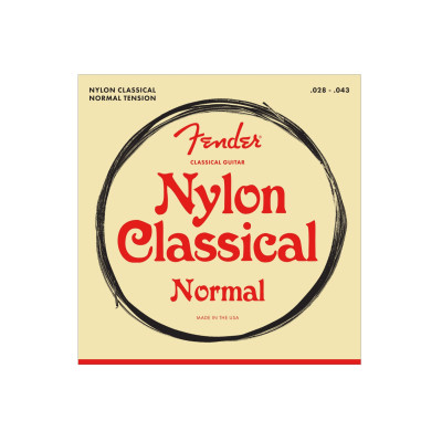 Струни для гітари Fender 100 Nylon Acoustic Strings Tie End (28-43) (21502)