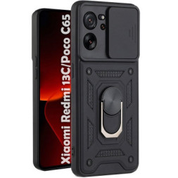 Чохол до мобільного телефона BeCover Military Xiaomi Redmi 13C / Poco C65 Black (710561)