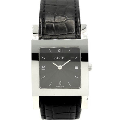 Наручний годинник Gucci 7900M 17931 BLK/STEEL/BLK SIM ALLIGA