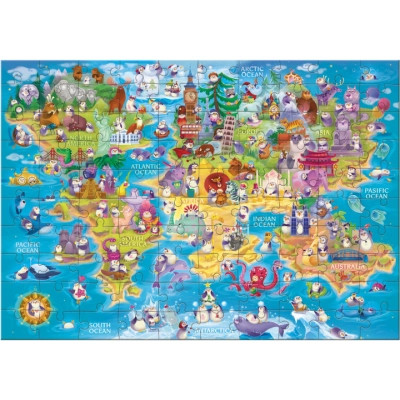 Пазл DoDo Вімельпазл Світ пінгвінів, 100 елементів (300670)