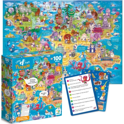 Пазл DoDo Вімельпазл Світ пінгвінів, 100 елементів (300670)