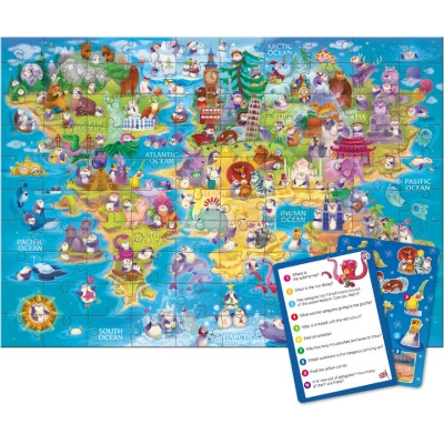 Пазл DoDo Вімельпазл Світ пінгвінів, 100 елементів (300670)