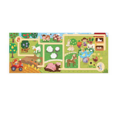 Пазл DoDo лабіринт Моя мандрівка фермою (300586)