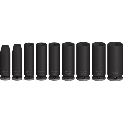 Набір головок Bosch Professional ударних торцевих Deep 9шт, 3/8&quot;, 63мм (2.608.003.037)