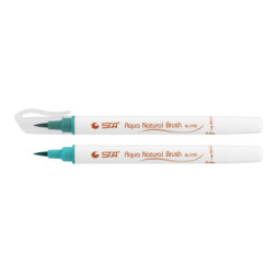 Художній маркер STA пензлик акварельний AQUA NATURAL BRUSH 3700, малахіт (STA3700-88)