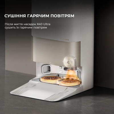 Пилосос Dreame Bot X40 Ultra White (RLX63CE-Wh)