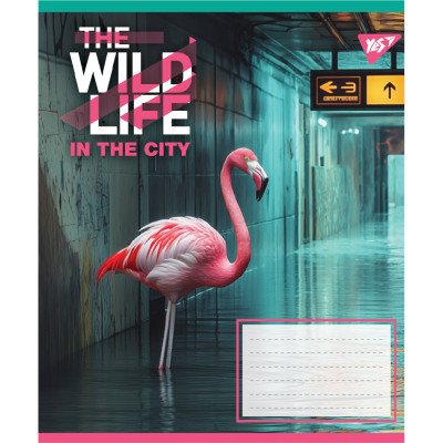 Зошит Yes The wild in the city А5 60 аркушів лінія (767771)