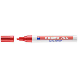 Маркер Edding Paint 2-4 мм круглий червоний (e-750/02)