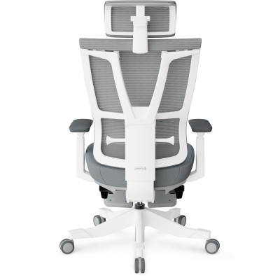 Офісне крісло Mealux S6 Air Fabric Grey White (HF-S6 F/ GW)