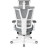 Офісне крісло Mealux S6 Air Fabric Grey White (HF-S6 F/ GW)