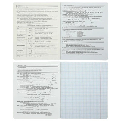 Зошит ZiBi набір учнівських BLACK 10 штук, 8 предметів (ZB.1700-99)