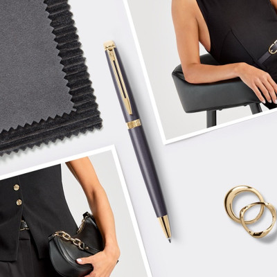 Ручка кулькова Waterman HEMISPHERE Metallic Lava Black GT BP (22 090)