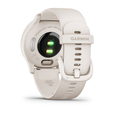 Смарт-годинник Garmin vivomove Sport, Ivory, Silicone, (010-02566-01)