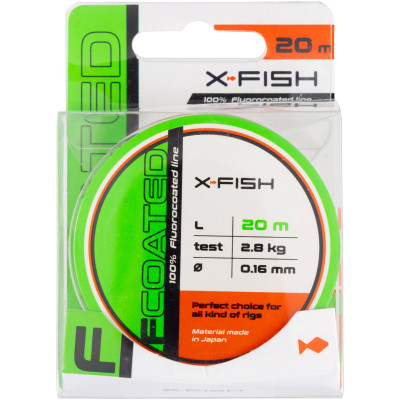 Флюорокарбон X-Fish FCoated 20m 0.16mm 2.8kg (1917.01.41)