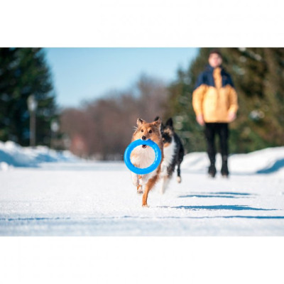 Іграшка для собак Collar PitchDog Кільце для апортування 17 см блакитне (62362)