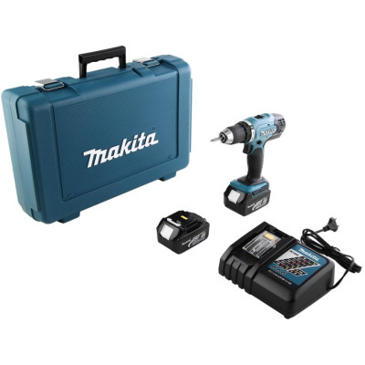 Шуруповерт Makita DDF453RFE 2x3Ah, кейс, ЗП (DDF453RFE)