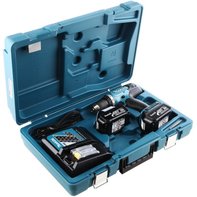 Шуруповерт Makita DDF453RFE 2x3Ah, кейс, ЗП (DDF453RFE)