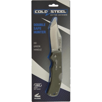 Ніж Cold Steel Double Safe Hunter OD Green (блістер) (CS-23JCZ)