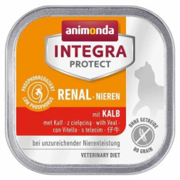 Вологий корм для кішок Animonda Integra Protect Renal dishes with Veal при хворобах нирок (4017721866156)