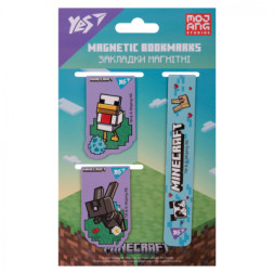 Закладки для книг Yes магнітні Minecraft Spring 3 шт (708344)