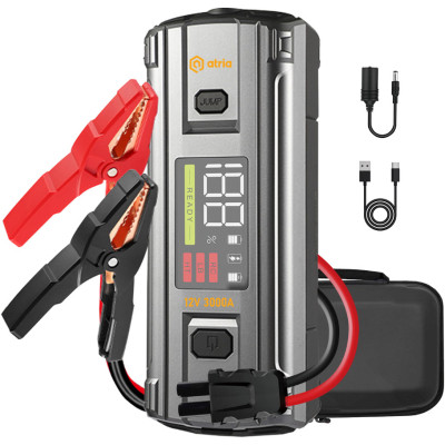 Пуско зарядний пристрій ATRIA JS-A3000C УМБ 3000A/ 20000mAh PD60W (JS-A3000C)