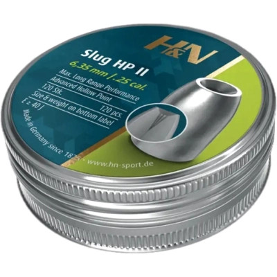 Пульки H&amp;N Slug HP II 6,35 мм 30 г 120 шт/уп (96363403011)