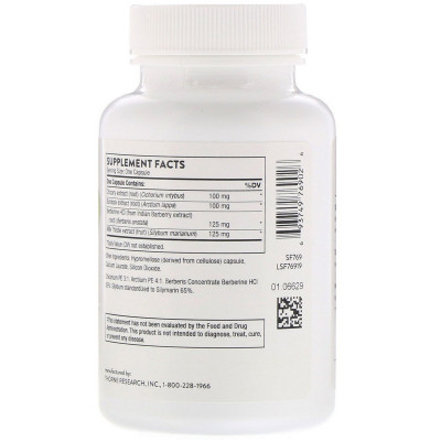 Трави Thorne Research Натуральний Комплекс Очищення Печінки, Liver Cleanse, 60 кап (THR-76902)