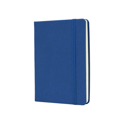 Книга записна Optima А6 MAGIC, тверда обкладинка, гумка, білий блок лінія, синій (O20388-02)